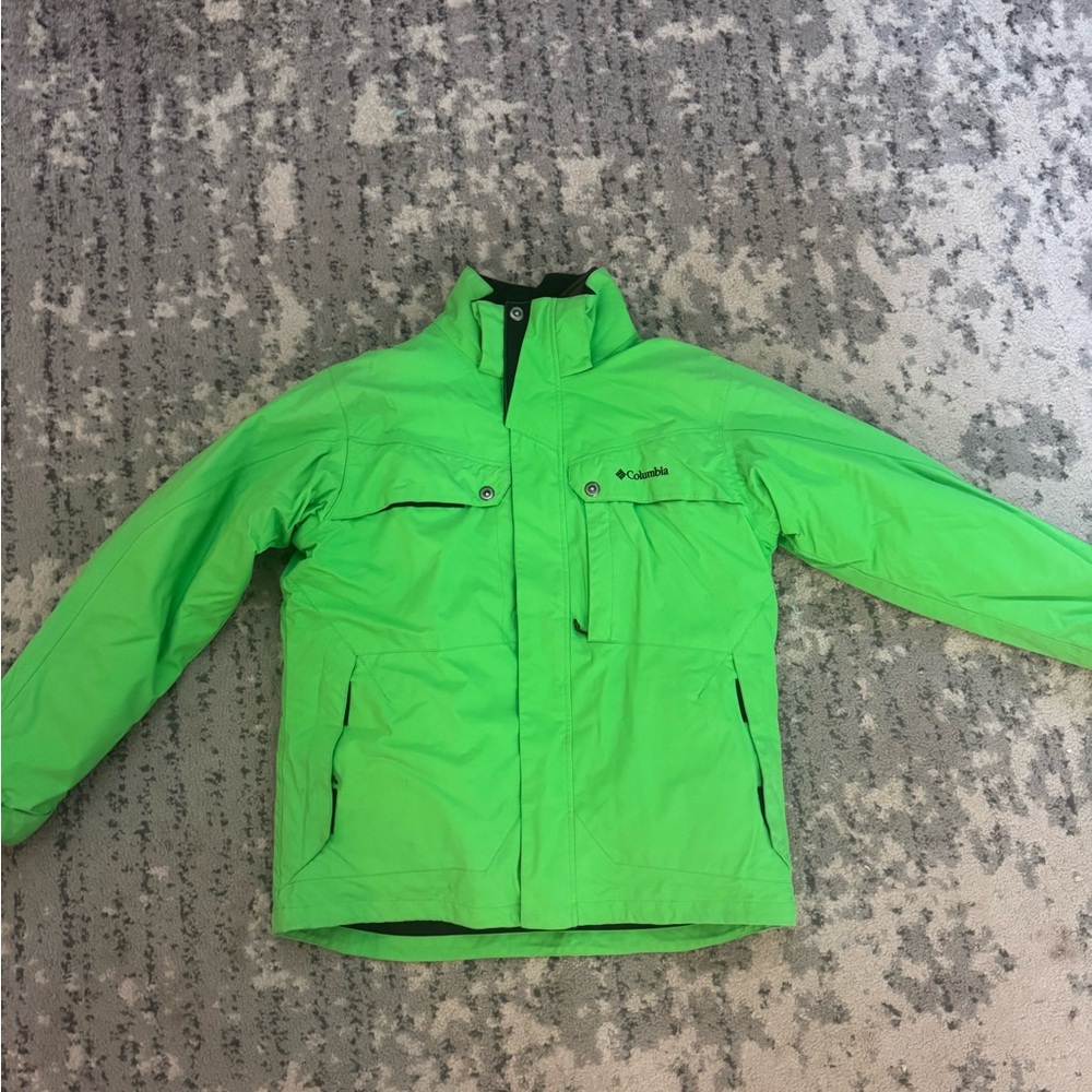 Columbia Lime Green Jacket